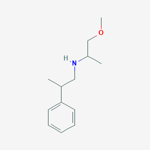 (1-Methoxypropan-2-yl)(2-phenylpropyl)amine