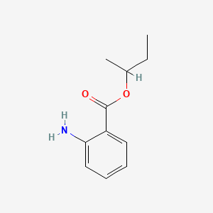 molecular formula C11H15NO2 B14624897 sec-Butyl o-aminobenzoate CAS No. 56298-93-2