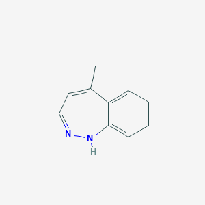 molecular formula C10H10N2 B14624910 5-Methyl-1H-1,2-benzodiazepine CAS No. 54507-50-5