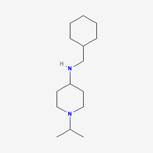 N-(cyclohexylmethyl)-1-(propan-2-yl)piperidin-4-amine