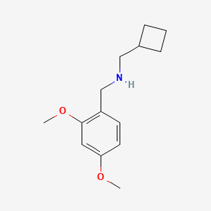 (Cyclobutylmethyl)[(2,4-dimethoxyphenyl)methyl]amine