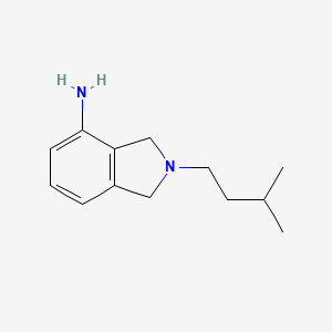 2-(3-methylbutyl)-2,3-dihydro-1H-isoindol-4-amine