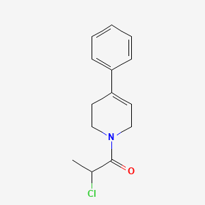 2-chloro-1-(4-phenyl-3,6-dihydropyridin-1(2H)-yl)propan-1-one