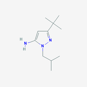 3-(tert-butyl)-1-isobutyl-1H-pyrazol-5-amine