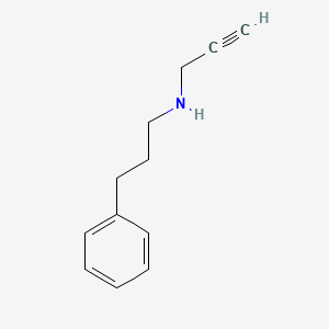 molecular formula C12H15N B14625139 N-(3-Phenylpropyl)prop-2-yn-1-amine CAS No. 56862-31-8