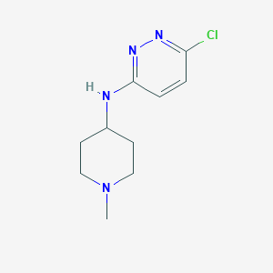 6-chloro-N-(1-methylpiperidin-4-yl)pyridazin-3-amine