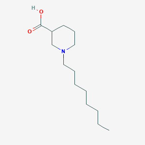 1-Octylpiperidine-3-carboxylic acid