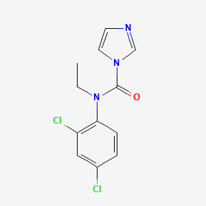 molecular formula C12H11Cl2N3O B14625160 N-(2,4-Dichlorophenyl)-N-ethyl-1H-imidazole-1-carboxamide CAS No. 55238-47-6