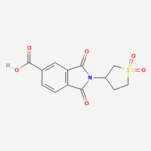2-(1,1-dioxidotetrahydrothiophen-3-yl)-1,3-dioxo-2,3-dihydro-1H-isoindole-5-carboxylic acid