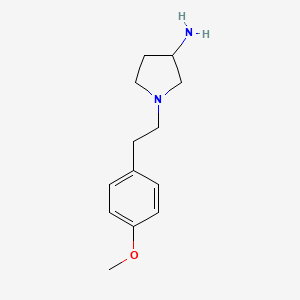1-[2-(4-Methoxyphenyl)ethyl]pyrrolidin-3-amine