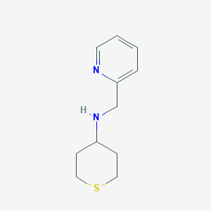 N-(pyridin-2-ylmethyl)thian-4-amine