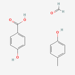 molecular formula C15H16O5 B14625318 Formaldehyde;4-hydroxybenzoic acid;4-methylphenol CAS No. 58587-12-5