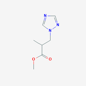 Methyl 2-methyl-3-(1H-1,2,4-triazol-1-yl)propanoate
