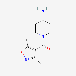 (4-Aminopiperidin-1-yl)(3,5-dimethylisoxazol-4-yl)methanone