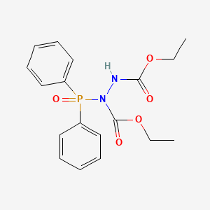 molecular formula C18H21N2O5P B14625344 Diethyl 1-(diphenylphosphoryl)hydrazine-1,2-dicarboxylate CAS No. 55905-00-5
