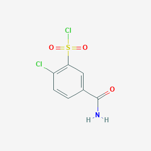 5-(Aminocarbonyl)-2-chlorobenzenesulfonyl chloride