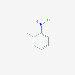 molecular formula C7H8ClN B14625418 Benzenamine, N-chloro-2-methyl- CAS No. 57218-02-7