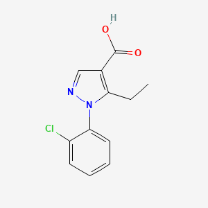 1-(2-chlorophenyl)-5-ethyl-1H-pyrazole-4-carboxylic acid