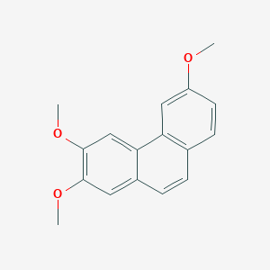 molecular formula C17H16O3 B14625448 2,3,6-Trimethoxyphenanthrene CAS No. 56261-33-7