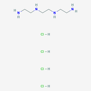 molecular formula C6H22Cl4N4 B146255 Triethylenetetramine tetrahydrochloride CAS No. 4961-40-4
