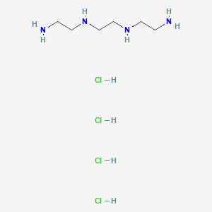 molecular formula C6H22Cl4N4 B146255 Trientine tetrahydrochloride CAS No. 4961-40-4