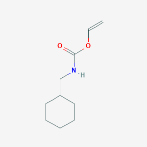 molecular formula C10H17NO2 B14625526 Ethenyl (cyclohexylmethyl)carbamate CAS No. 57933-90-1