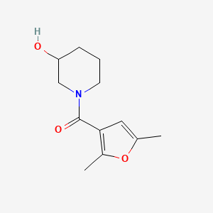 1-(2,5-Dimethylfuran-3-carbonyl)piperidin-3-ol