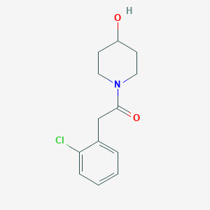 2-(2-Chlorophenyl)-1-(4-hydroxypiperidin-1-yl)ethan-1-one
