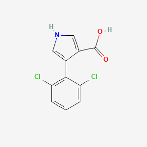 4-(2,6-dichlorophenyl)-1H-pyrrole-3-carboxylic acid