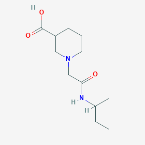 1-{[(Butan-2-yl)carbamoyl]methyl}piperidine-3-carboxylic acid