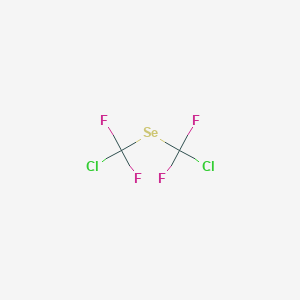 molecular formula C2Cl2F4Se B14625617 Chloro{[chloro(difluoro)methyl]selanyl}difluoromethane CAS No. 54393-41-8