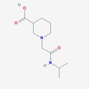 1-{[(Propan-2-yl)carbamoyl]methyl}piperidine-3-carboxylic acid