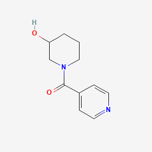 molecular formula C11H14N2O2 B1462564 1-(Pyridine-4-carbonyl)piperidin-3-ol CAS No. 1154999-84-4
