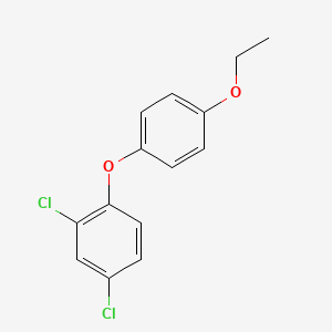molecular formula C14H12Cl2O2 B14625666 4-(2,4-Dichlorophenoxy)phenetole CAS No. 58942-49-7