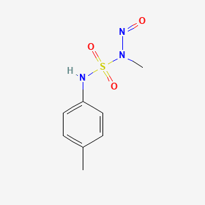 molecular formula C8H11N3O3S B14625737 Sulfamide, N-methyl-N'-(4-methylphenyl)-N-nitroso- CAS No. 58480-09-4