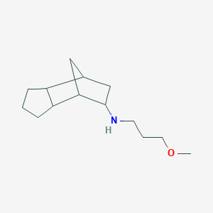 molecular formula C14H25NO B1462575 N-(3-methoxypropyl)tricyclo[5.2.1.02,]decan-8-amine CAS No. 1218004-00-2