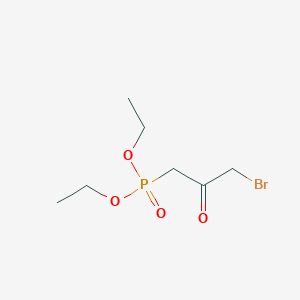 molecular formula C7H14BrO4P B14625773 Phosphonic acid, (3-bromo-2-oxopropyl)-, diethyl ester CAS No. 55234-37-2