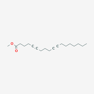 molecular formula C19H30O2 B14625777 Methyl octadeca-5,10-diynoate CAS No. 56682-41-8