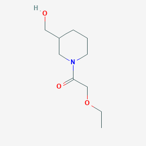 molecular formula C10H19NO3 B1462579 2-乙氧基-1-[3-(羟甲基)哌啶-1-基]乙-1-酮 CAS No. 1156724-72-9