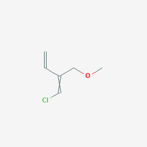 molecular formula C6H9ClO B14625820 1-Chloro-2-(methoxymethyl)buta-1,3-diene CAS No. 55159-56-3