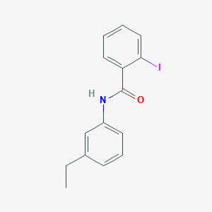 molecular formula C15H14INO B14625873 Benzamide, N-(3-ethylphenyl)-2-iodo- CAS No. 58494-87-4