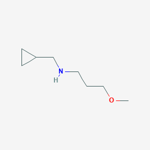 molecular formula C8H17NO B1462589 N-(cyclopropylmethyl)-3-methoxypropan-1-amine CAS No. 1154385-89-3