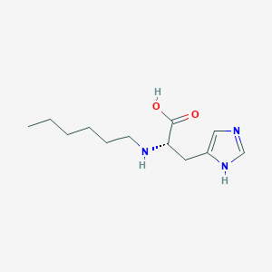 molecular formula C12H21N3O2 B14625901 N-Hexyl-L-histidine CAS No. 58813-21-1