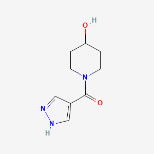 1-(1H-pyrazole-4-carbonyl)piperidin-4-ol