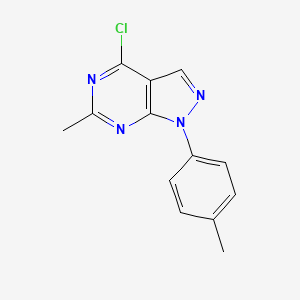 4-chloro-6-methyl-1-(p-tolyl)-1H-pyrazolo[3,4-d]pyrimidine