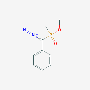molecular formula C9H11N2O2P B14625964 Methyl [diazo(phenyl)methyl]methylphosphinate CAS No. 56042-54-7