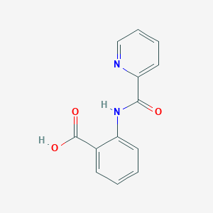 molecular formula C13H10N2O3 B14626027 Benzoic acid, 2-[(2-pyridinylcarbonyl)amino]- CAS No. 58668-43-2