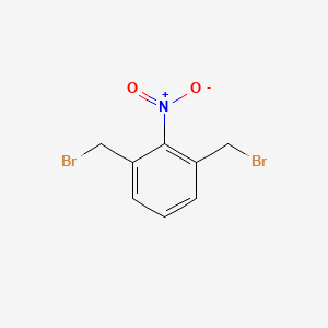 molecular formula C8H7Br2NO2 B14626141 Benzene, 1,3-bis(bromomethyl)-2-nitro- CAS No. 55324-01-1