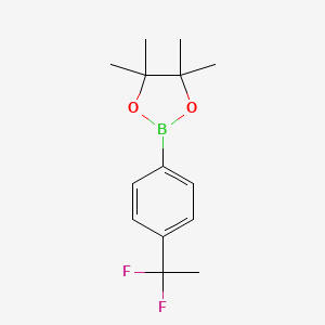 1,3,2-Dioxaborolane, 2-[4-(1,1-difluoroethyl)phenyl]-4,4,5,5-tetramethyl-