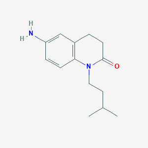 6-amino-1-(3-methylbutyl)-3,4-dihydroquinolin-2(1H)-one